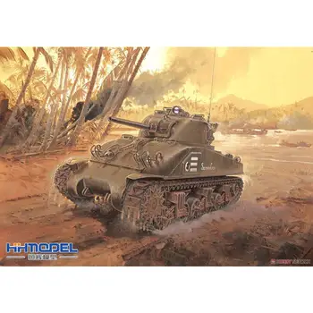 Колекция от модели DRAGON 6740 M4 Sherman с композитным корпус в мащаб 1/35 ПЗ с набор от модели Magic Tracks