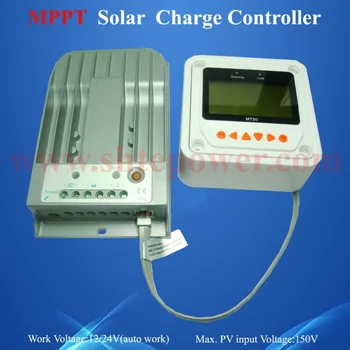 tracer 2215 mppt слънчев контролер на заряд на 20a 12v 24v 20a mppt слънчево управление