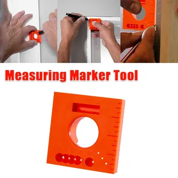 Измервателен маркерный инструмент за вътрешна декорация на дома измервателен уред от устойчив материал ABS дървообработващи инструменти