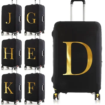 Калъф за багаж с надпис, по-дебел защитен калъф, чанта за багаж, подходящ за 18-32-инчов колички, торбичка за прах, пътни аксесоари