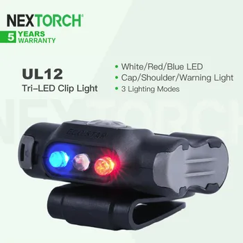Универсален битумен лампа Nextorch UL12 /Сигнален лампа с 3 светодиода, с регулируема на 180 °, Лек, с множество ъгли на наклон за преходи, риболов