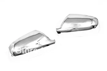 Автомобилен стайлинг Хромирана капачка огледала странични врати за Peugeot 407