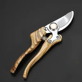 Остри ножици за подстригване градински ножици от неръждаема стомана, тример за дървета, градинарски ножици, ножици за груби клони, градинарски ножици за овощни дървета