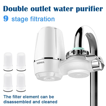 Филтър за кухненско кран, филтър за душ, кран за питейна вода, дистиллятор за икономия на вода, водоочиститель