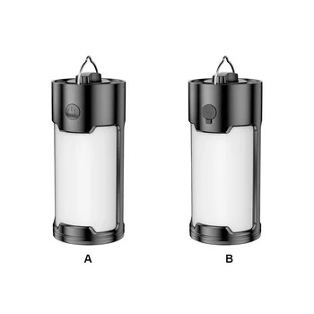Лампа водоустойчив 2-степенна външна преносима система за спешни лампа сигурност осветление Фенер с закачалка Акумулаторна батерия