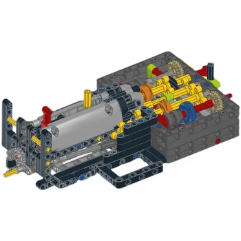 Moc-105886 8-степенна секвенциална скоростна кутия, градивни елементи, технология на действие на блокове, модел съединения, автомобилни аксесоари, детски подаръци, играчки
