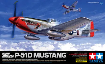 Tamiya 1/32 №22 северна америка P-51D Mustang 60322 армията на САЩ