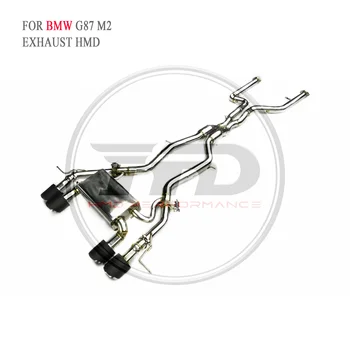 HMD изпускателна система за BMW G87 M2 изпускателната система HMD клапан от неръждаема стомана бала catback