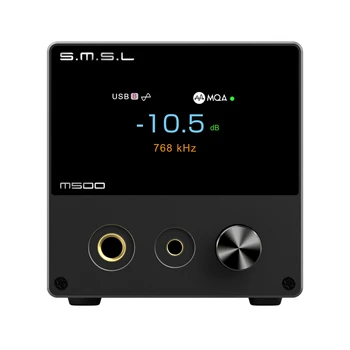 SMSL M500 MKIII MQA-CD Декодер ES9038PRO D/A Чип XU316 32 Бита 768 khz DSD512 Bluetooth Аудио УСИЛВАТЕЛ на КПР