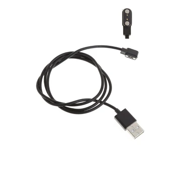 магнитен USB-кабел за зареждане на 80 см, кабел за умни часовници с магнитна вилица, смарт гривна 2,84 мм