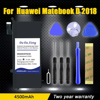 Висок клас Батерия за лаптоп HB46K497ECW За Huawei Matebook D 2018 PL-W19 MRC-W60 + Инструмент