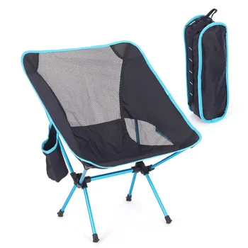 Сгъваем стол за отдих на открито от алуминиева сплав, плажен стол, стол за риболов, сгъваем стол къмпинг