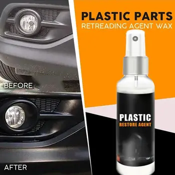 Средство за възстановяване на Восък пластмасови Части Паста за грижа за Автомобилен Интериор на Таблото Средство За ремонт на Авто Пластмасови Възстановеното Покритие