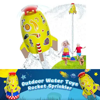 Играчки-гранатомет, играчка-разбрызгиватель за вдигане на налягането на водата на открито, е взаимодействието на градинска поляна, играчки за пръскане на вода за деца