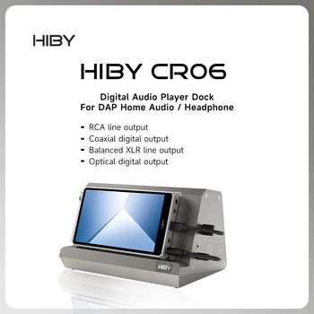 Док-станция за цифрово аудио плеър HiBy CR06 Hi-Fi за R2, R3, R5 R6 R8 DAP Домашна Аудио система/Слушалки 4 Изход 3,5 mm 4,4 мм Входове USB