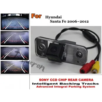 За Hyundai Santa Fe IX45 2009 ~ 2012 автомобили интелектуална парковочная помещение / HD резервната камера за обратно виждане / камера за задно виждане