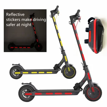 нова черно-червена чанта за електрически скутер аксесоари велосипедна чанта водоустойчива гъвкав предната чанта за скутер велосипедна чанта