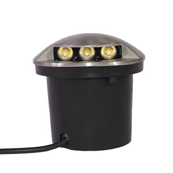 5 бр. led заглубленный лампа от неръждаема стомана, IP68 водоустойчив, led подземен лампа, външен една градина под лампа AC85-265V