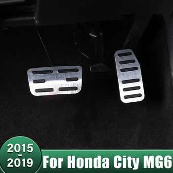 Автомобилна поставка за краката е от алуминиева сплав, педала на газта, педала на спирачките срещу плъзгане накладки за Honda City MG6 2015 2016 2017 2018 2019