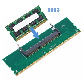Лаптоп DDR3, карта на адаптера памет за настолен компютър, 200-пинов конектор SO-DIMM за PC, 240-пинов DIMM за оперативна памет DDR3