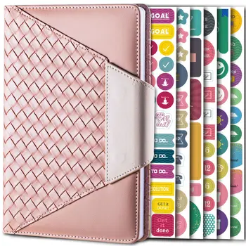 Модерен тъкани дневник формат А5, записная книжка без дата, седмица, английска-международна търговска книга, канцеларски материали