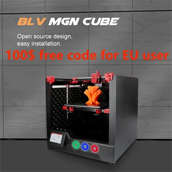 Пълен комплект 3d принтер BLV MGN Cube, с изключение на печатни детайли, височина на оста Z 365 мм, комплект 3d принтер blv