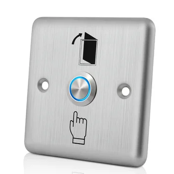 Led осветление, бутон за изход от неръждаема стомана, бутон превключвател, сензор за отваряне на вратите, отключване за контрол на достъп