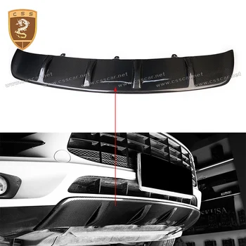 Преден и заден дифузьор от въглеродни влакна за Porsche Macan 2014 2015 2016 2017 2018 аксесоари за полагане на предната част на устните на автомобила