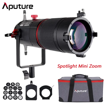 Aputure LS60 SL 60, видеосвет, мини-увеличение, стилна снимка, на фокусиране на камерата, концентриране и режещо осветление, видео заснемане