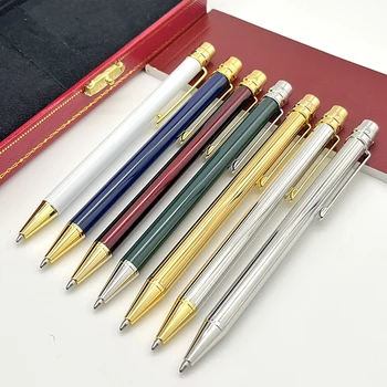 Химикалка писалка LAN CT Fine Pole Класическа луксозна марка метална смола, офис-канцеларски принадлежности за писане, най-добрият подарък